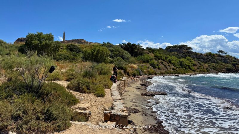 コロナ・ビーチ Kolona Beach(Κολώνα παραλία)