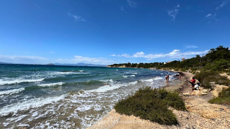 コロナ・ビーチ Kolona Beach(Κολώνα παραλία)