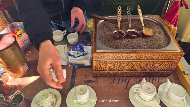 Yeşilçam Cafe(伝統的トルココーヒー)