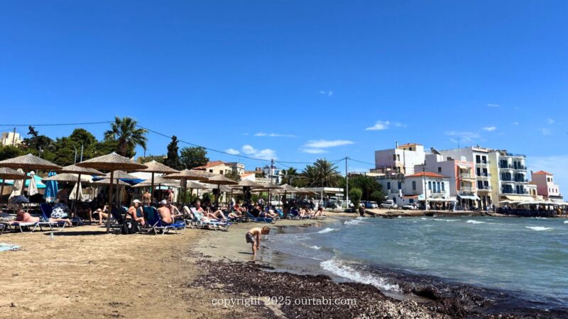 アヴラ・ビーチ Paralia Avra(Παραλία Άβρα)