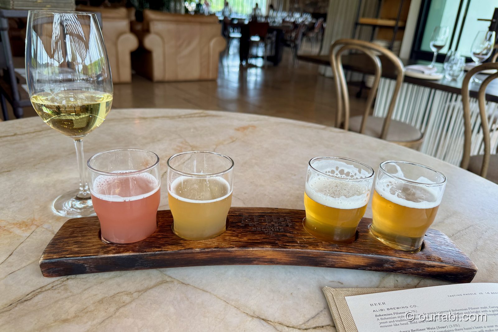 タンタラス・エステートのビールテイスティングセット(4種の飲み比べ)